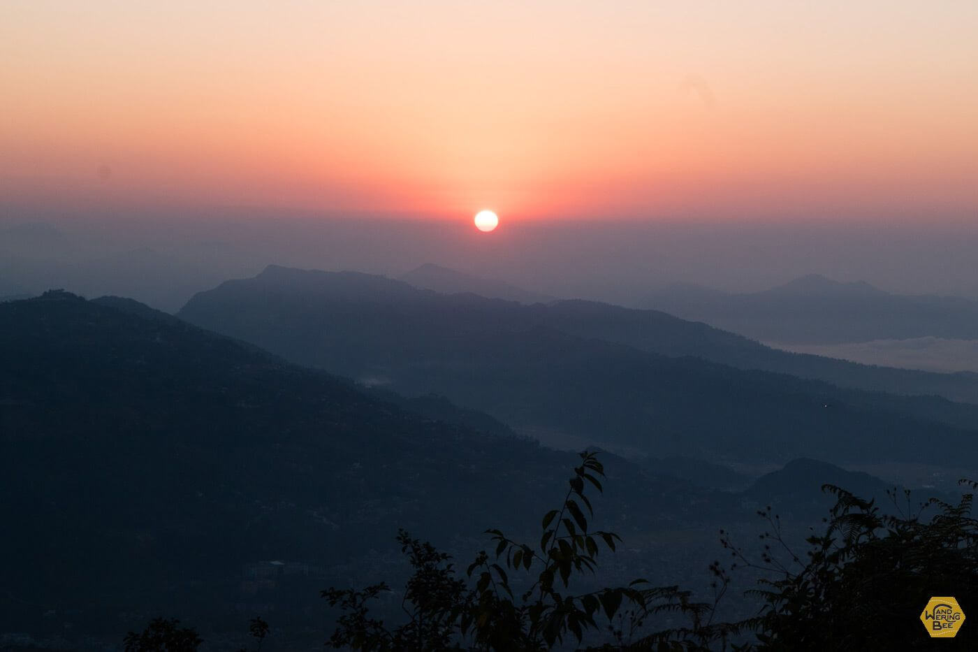 サランコットの丘から眺める日の出