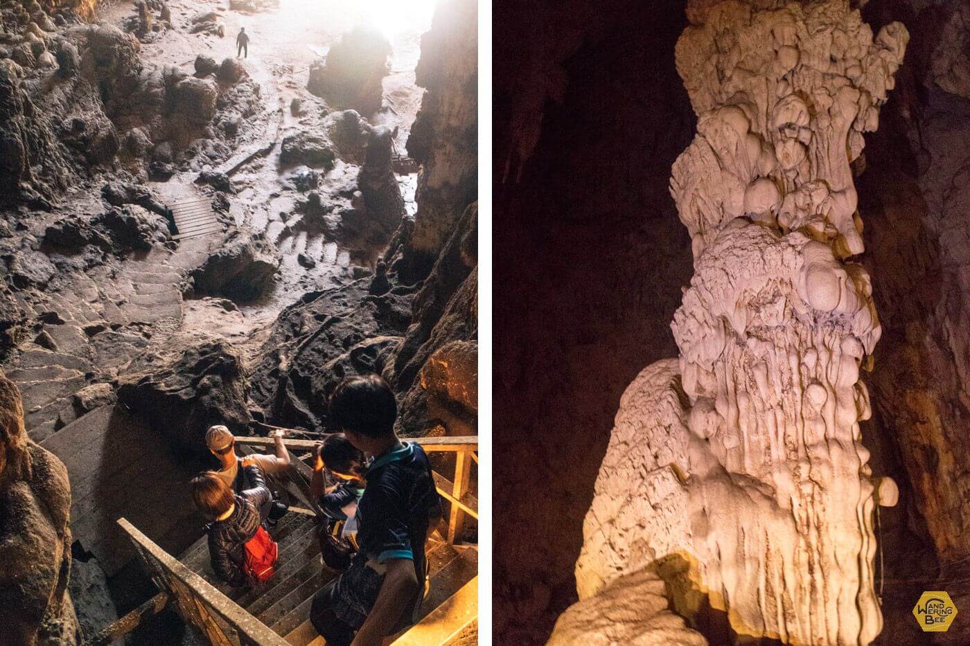 ナムロート洞窟の内部は実に広大